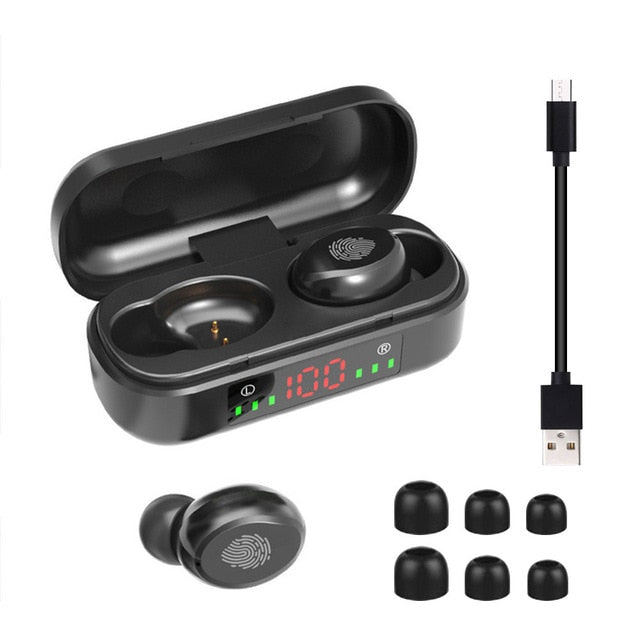 Brand New Purveyor Sound Buds- Waterproof Wireless/Handsfree/Bluetooth 5.0 Earbuds Optimal Sound Quality with Charging Case