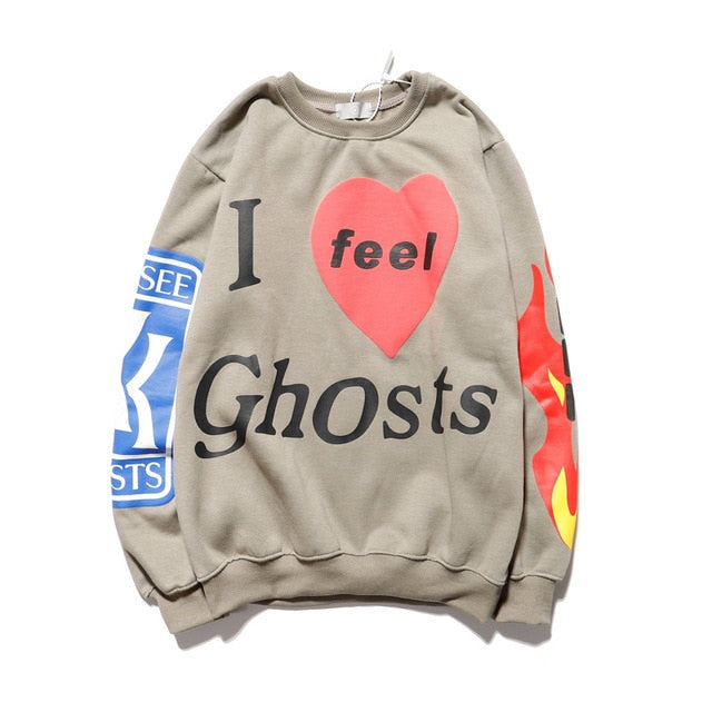 Kanye West  Lucky me I see Ghost Unisex Hoodie