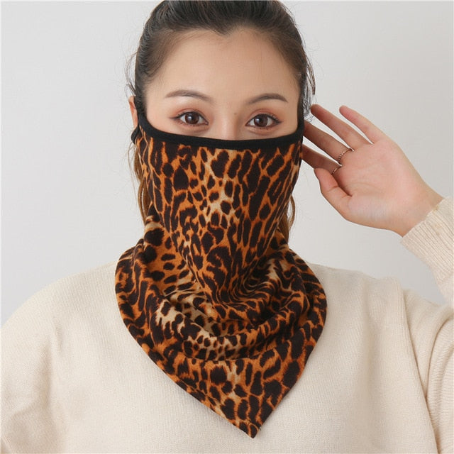 Women's Luxury Print Designer Face scarf/Mask  Premium Soft Cotton