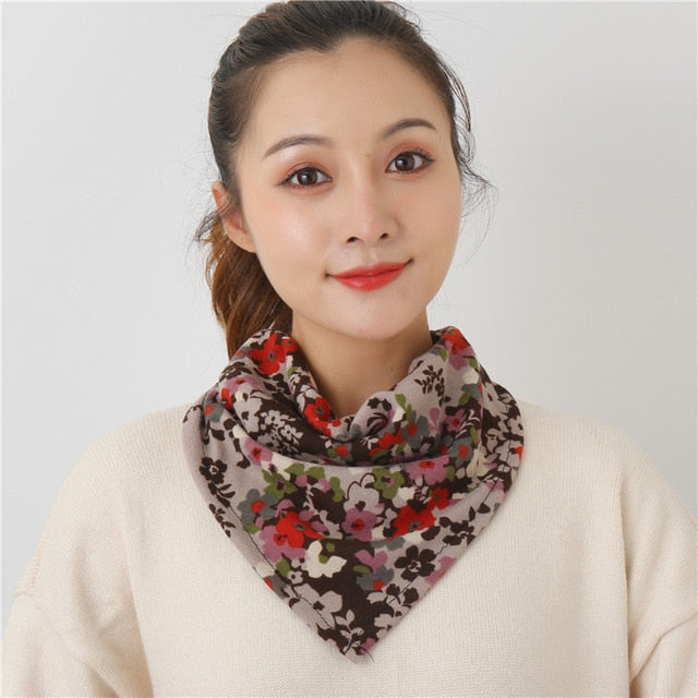 Women's Luxury Print Designer Face scarf/Mask  Premium Soft Cotton