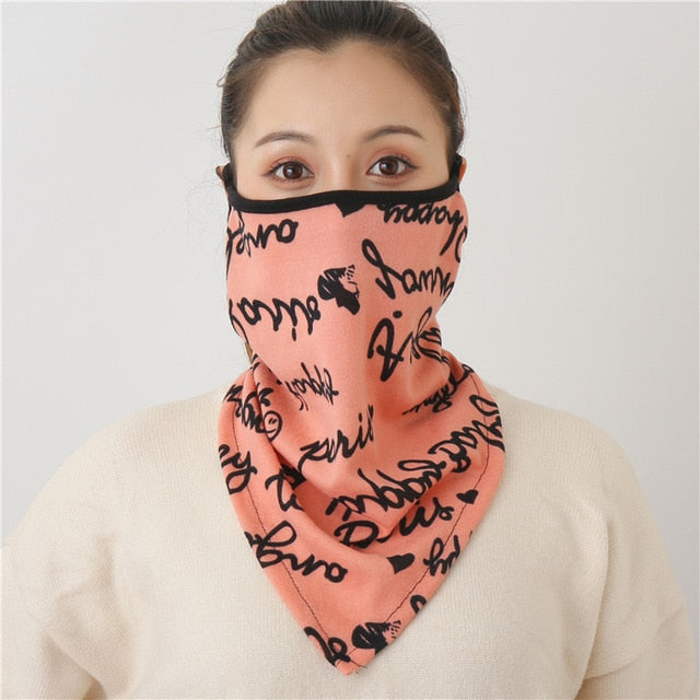 Women's Luxury Print Designer Face scarf/Mask  Premium Soft Cotton