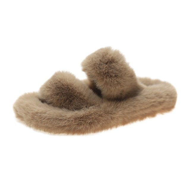 Women's Purveyor Comfortable Lux Fur Slides/Slippers