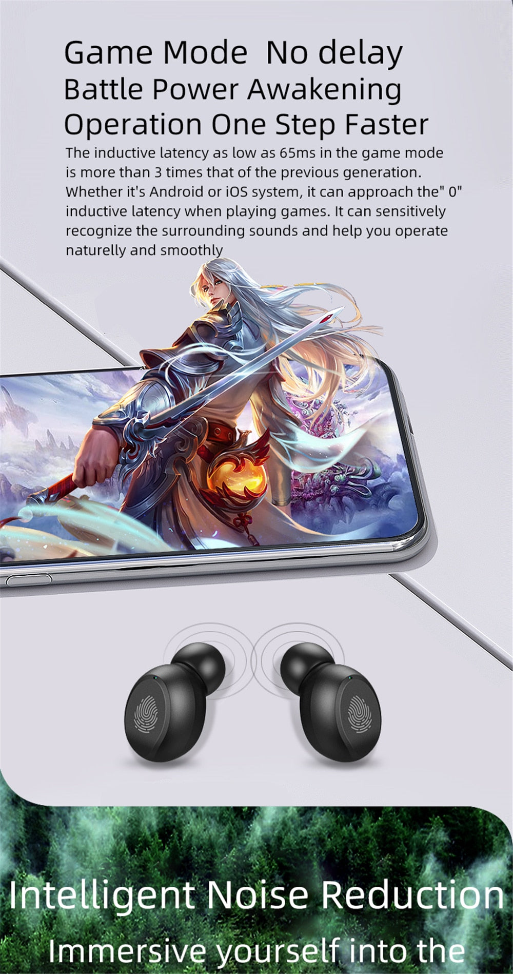 Brand New Purveyor Sound Buds- Waterproof Wireless/Handsfree/Bluetooth 5.0 Earbuds Optimal Sound Quality with Charging Case