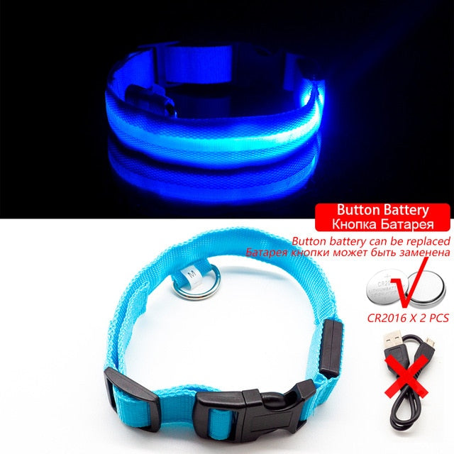 LED Dog Collar Anti-Lost/ Avoid Car Accident