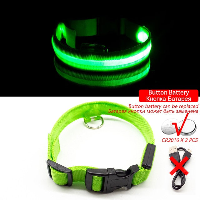 LED Dog Collar Anti-Lost/ Avoid Car Accident